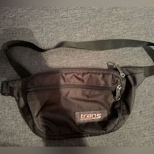 Jansport Black Belt Bag Versatile Design